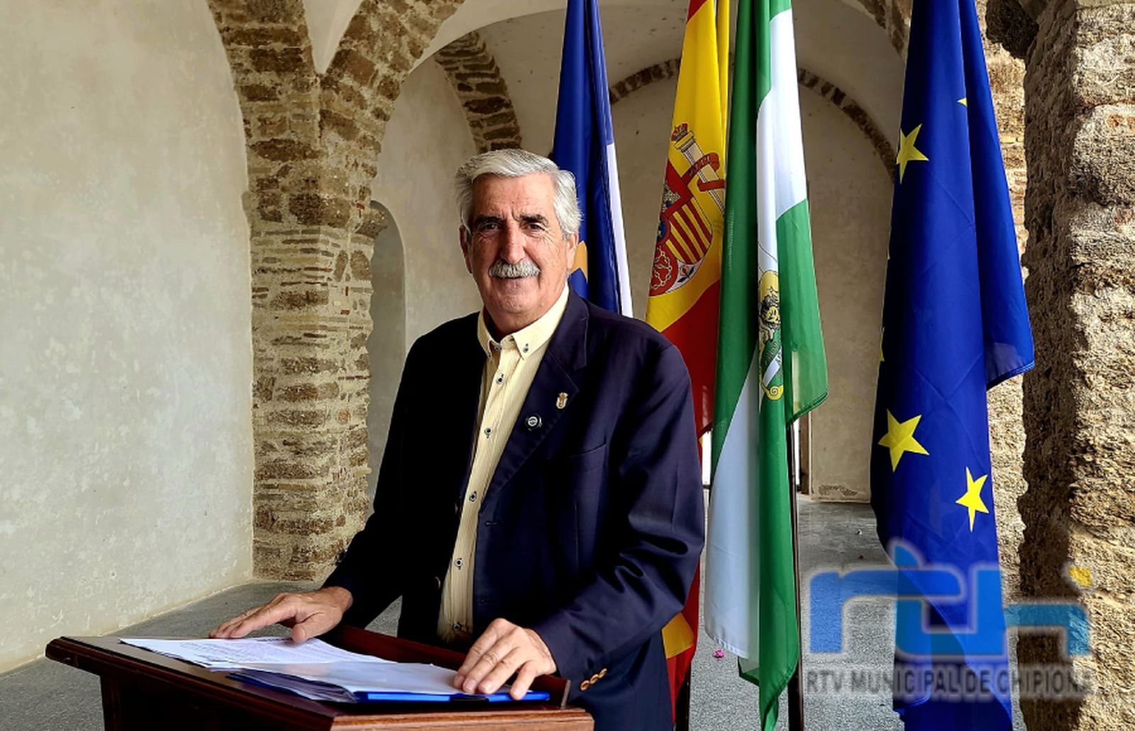 Luis Mario Aparcero, alcalde de Chipiona.