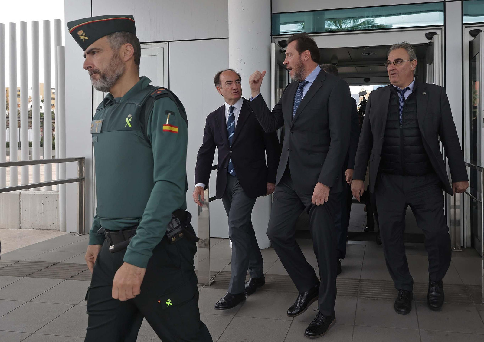 Fotos de la jornada de trabajo del ministro de Transportes en el Puerto de Algeciras