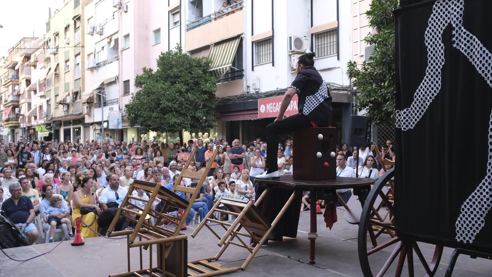 Espectáculo en la Viñuela.