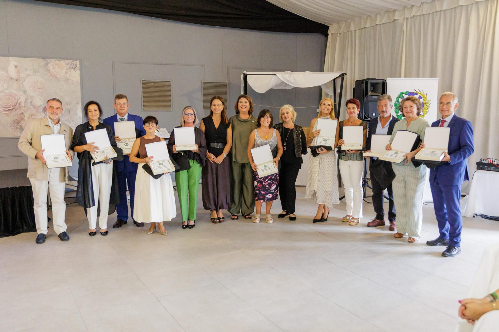 Homenaje a los jubilados en Enfermería.