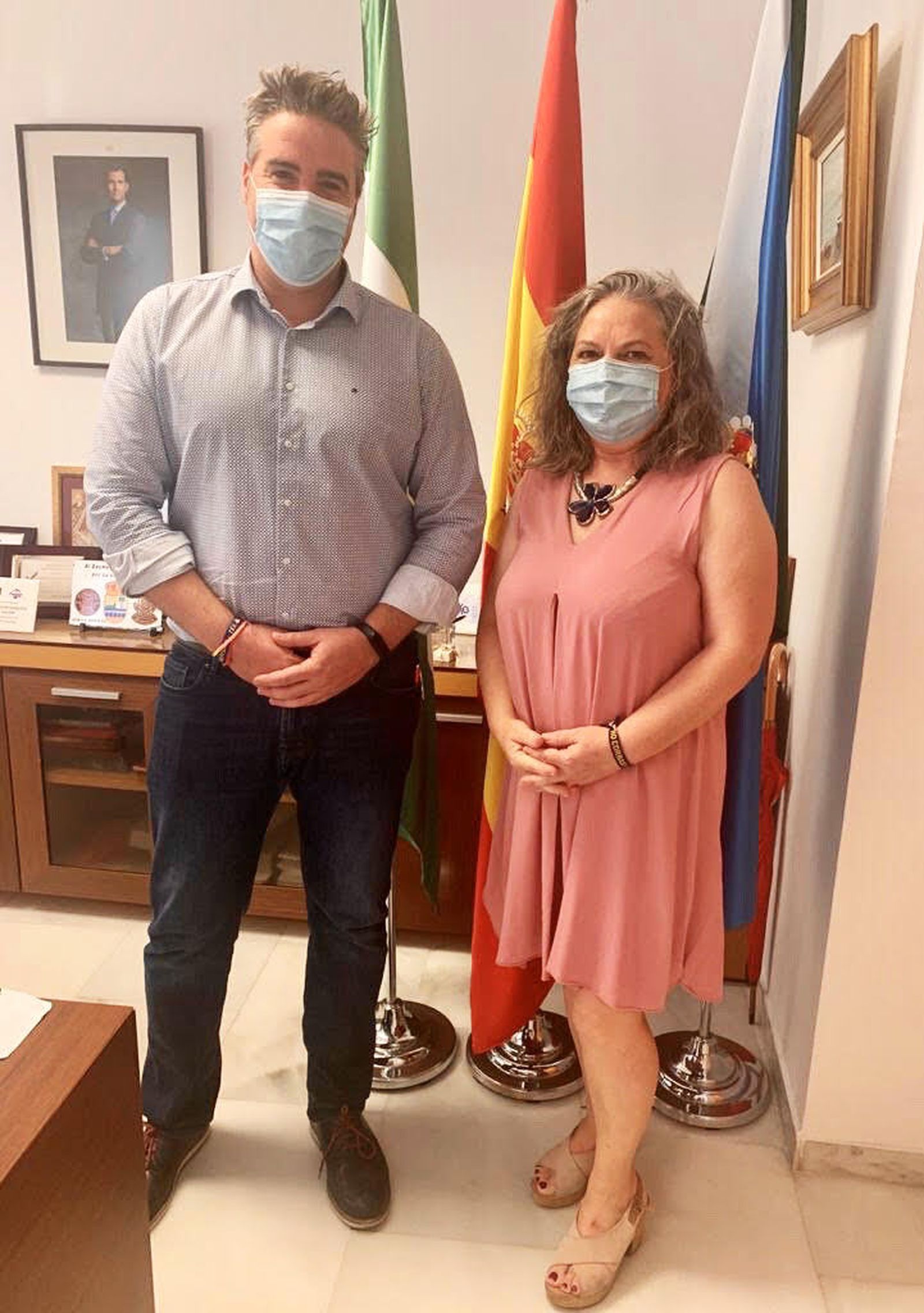 El alcalde de Viator, Manuel, Jesús Flores Malpica.