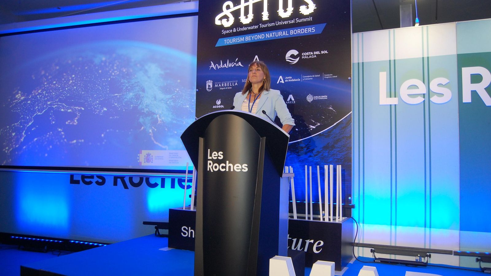 La directora de Espacio de la Agencia Espacial Española. La directora de Espacio de la Agencia Espacial Española.