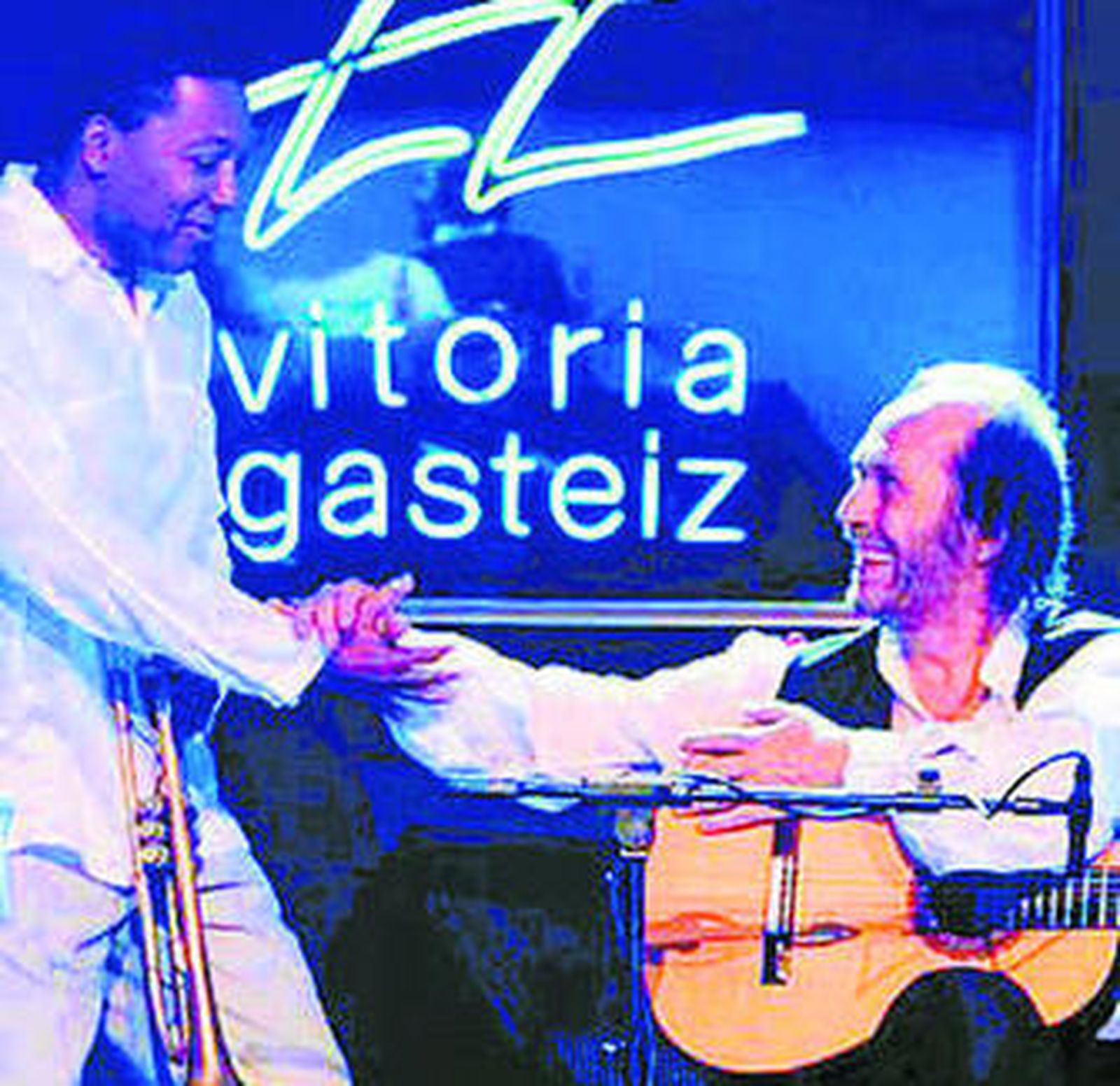 Wynton Marsalis y Paco de Lucía, en el Festival de Vitoria.