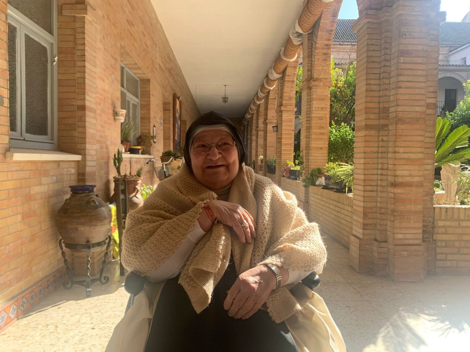 Pesar en el convento del Espíritu Santo por el fallecimiento de la madre Presentación.