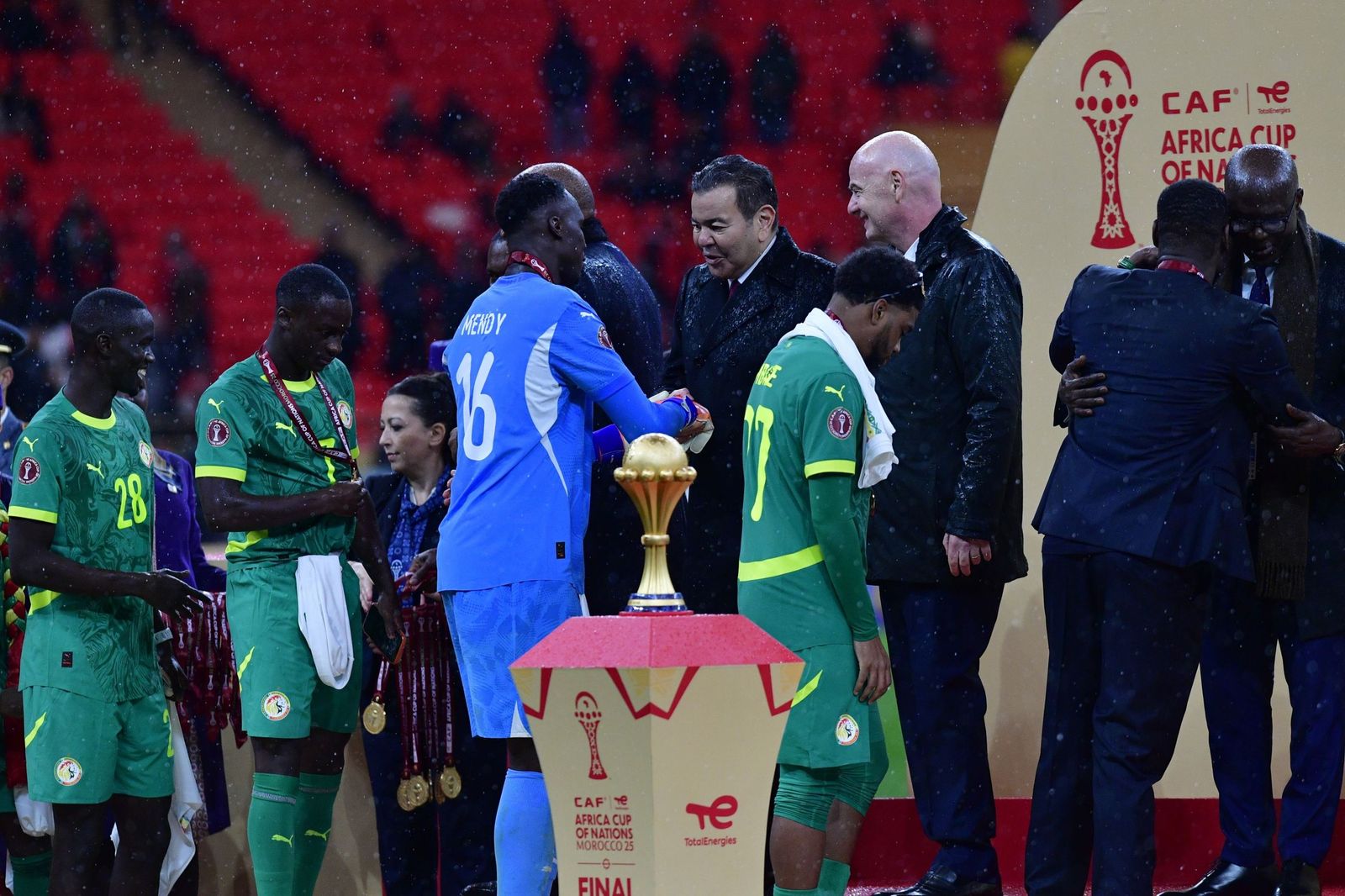 Las fotos de la final entre Marruecos y Senegal en la Copa África