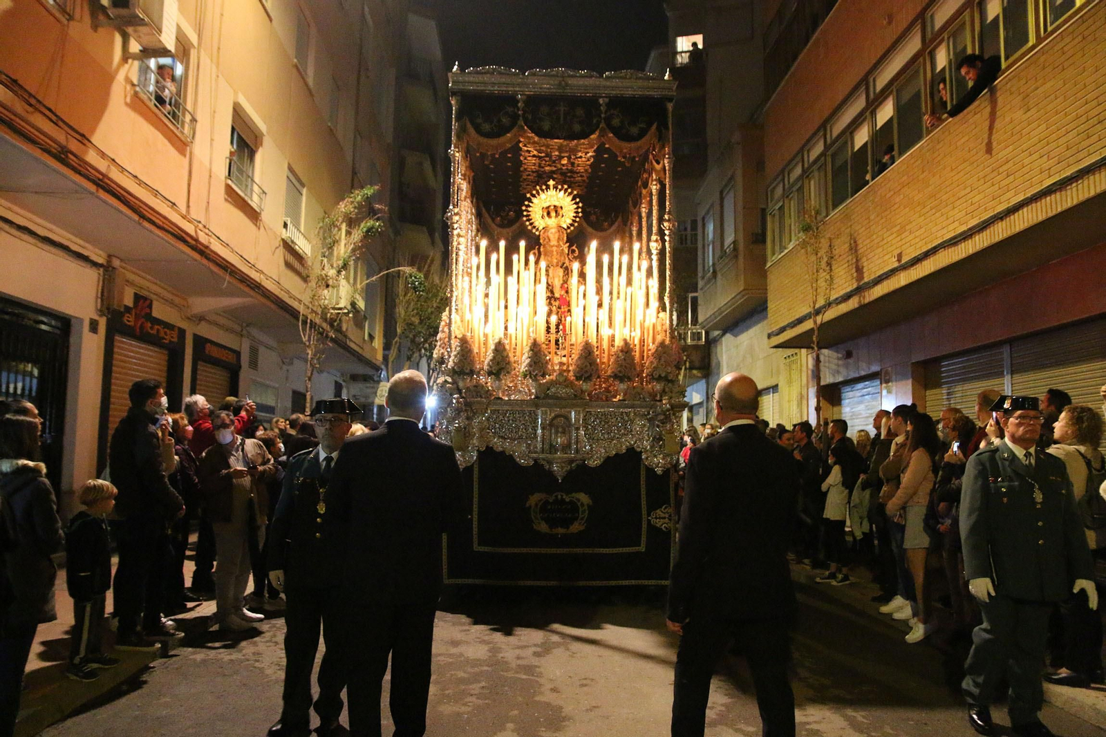 La procesión del Silencio de Almería, en imágenes