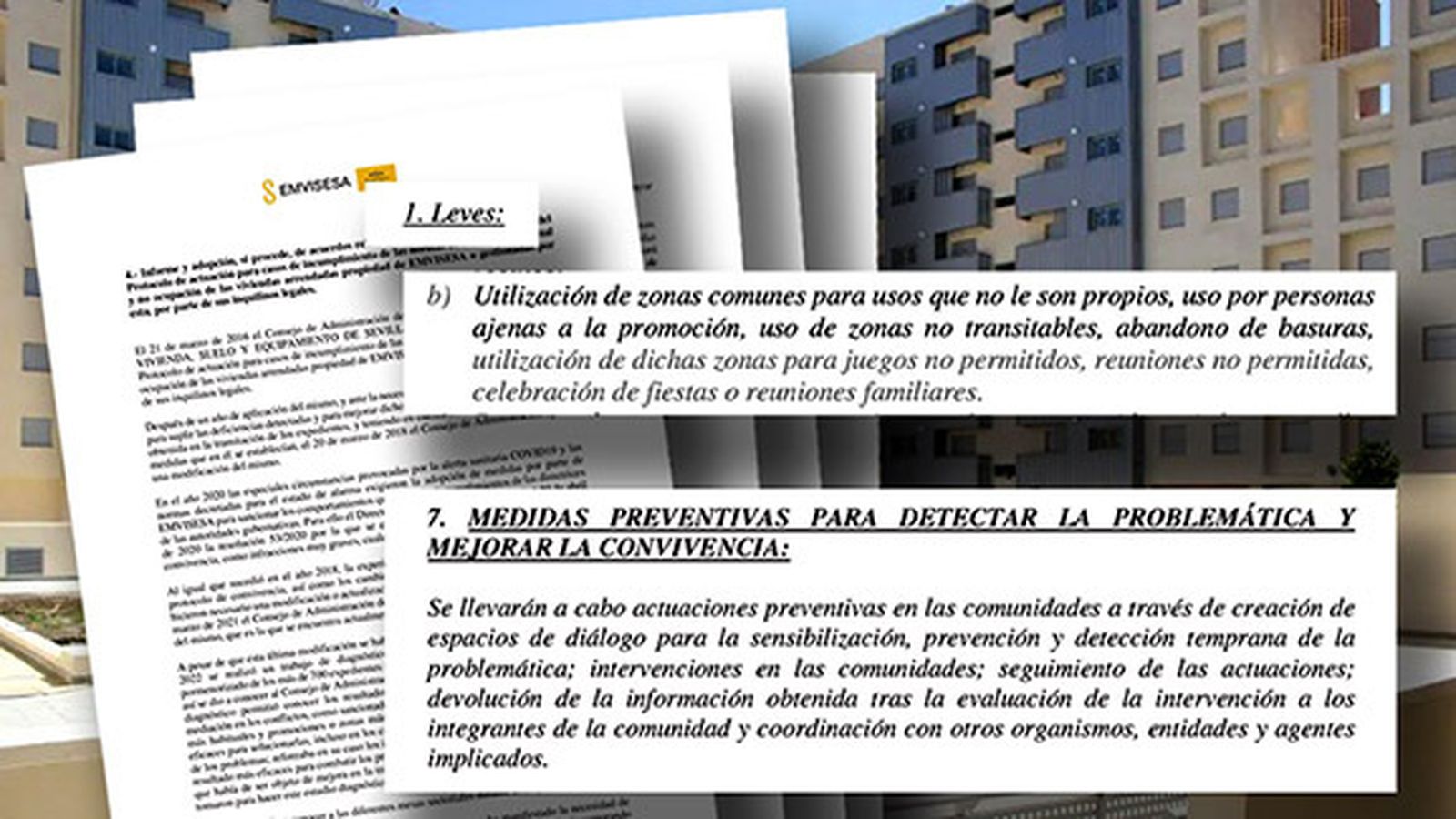 Los detalles del protocolo de Emvisesa.