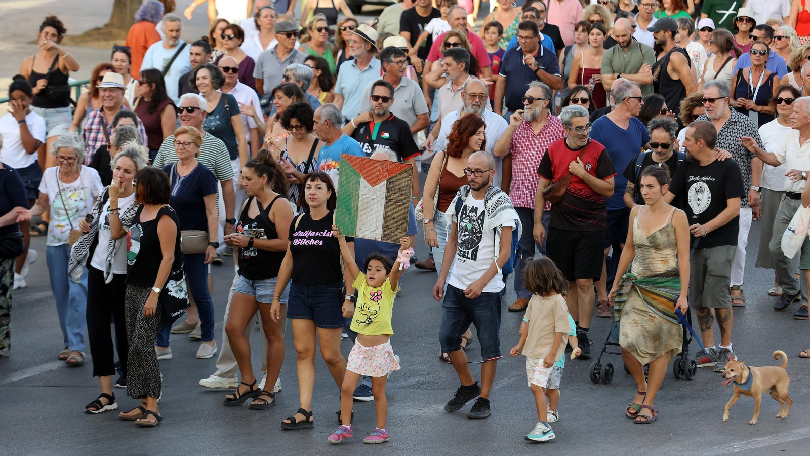 Imágenes de la manifestación 'Jerez con Palestina STOP Genocidio'
