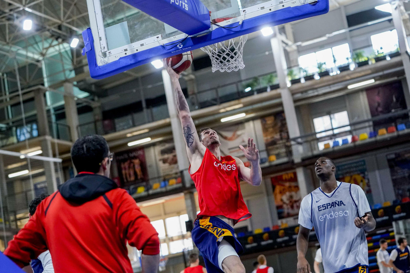 Rubén Guerrero, Darío Brizuela y Alberto Díaz, a las órdenes de Scariolo