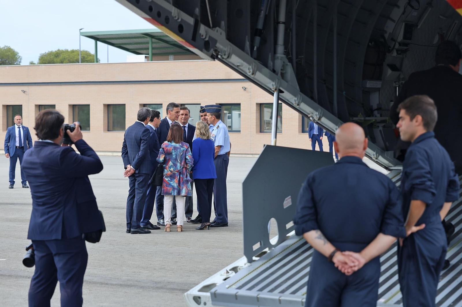 Imágenes de la inauguración del CEUS por Pedro Sánchez en Moguer