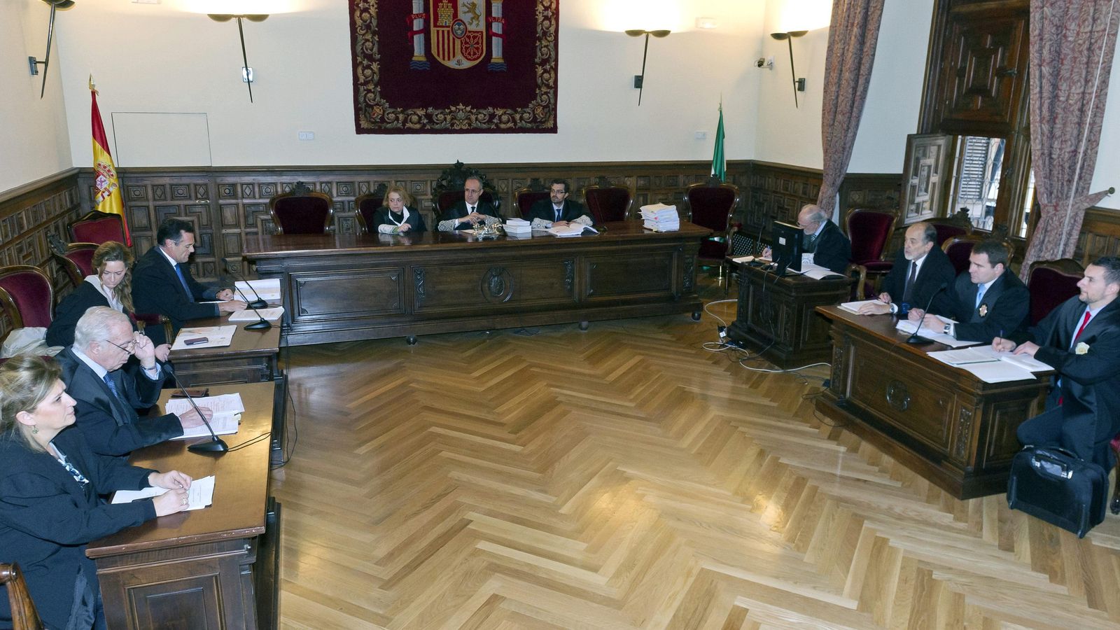 Una Sala del Tribunal Superior de Justicia de Andalucía en Granada.