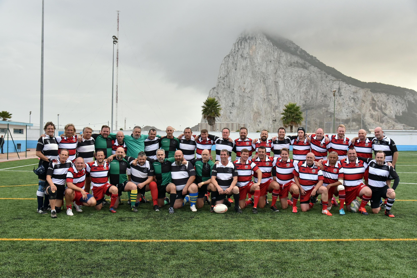 Los equipos participantes, en los campos López Izaguirre