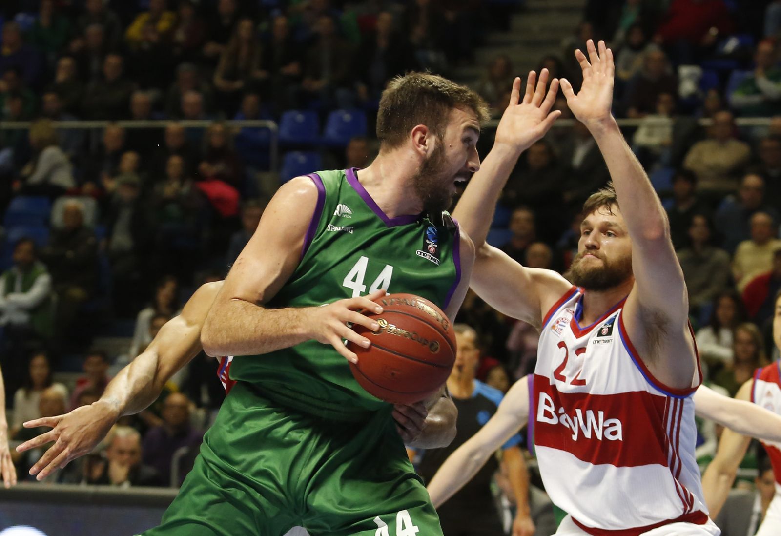 Imágenes del Unicaja-Bayern de Múnich