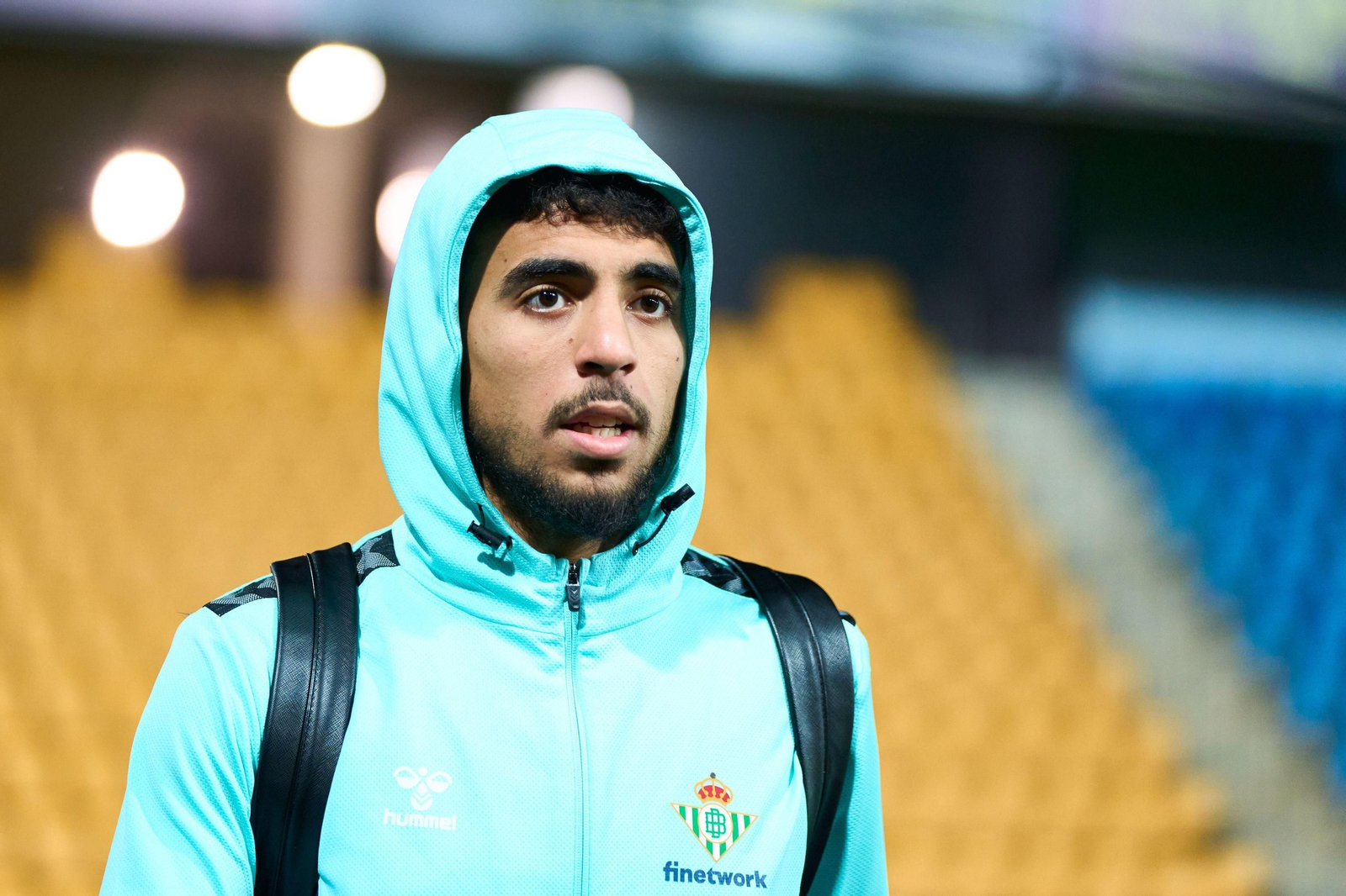 Chadi Riad, a su llegada al estadio Nuevo Mirandilla de Cádiz.