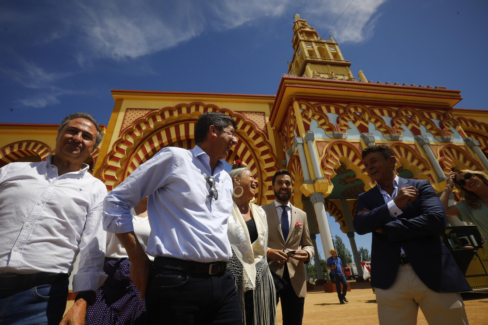 La visita de Juan Marín a la Feria de Córdoba, en imágenes.