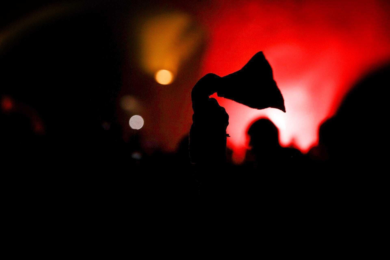 Celebración en la Puerta de Tierra de los aficionados cadistas