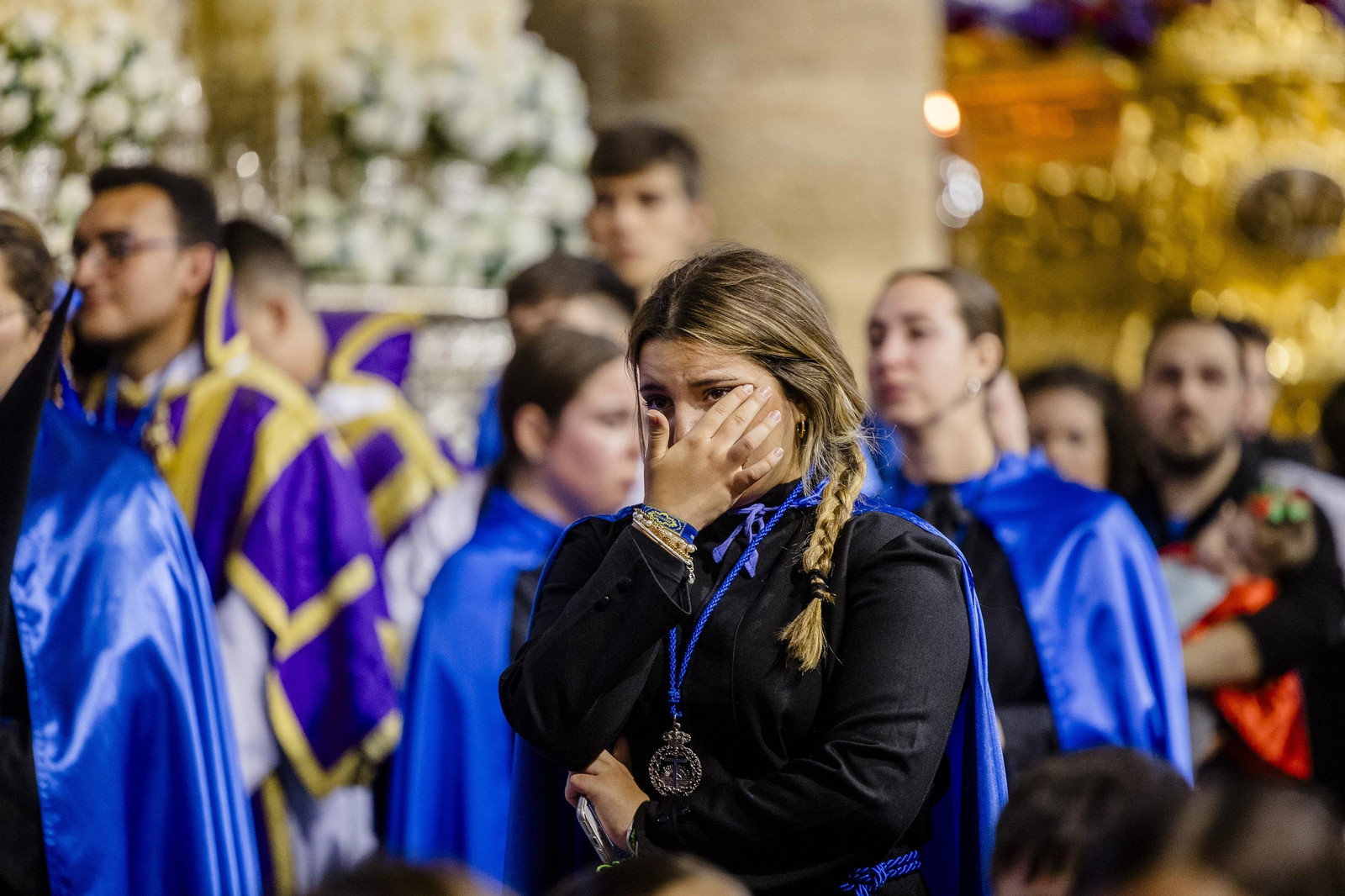 Las imágenes de la cofradía de Las Aguas este Miércoles Santo en la Semana Santa de Cádiz de 2024