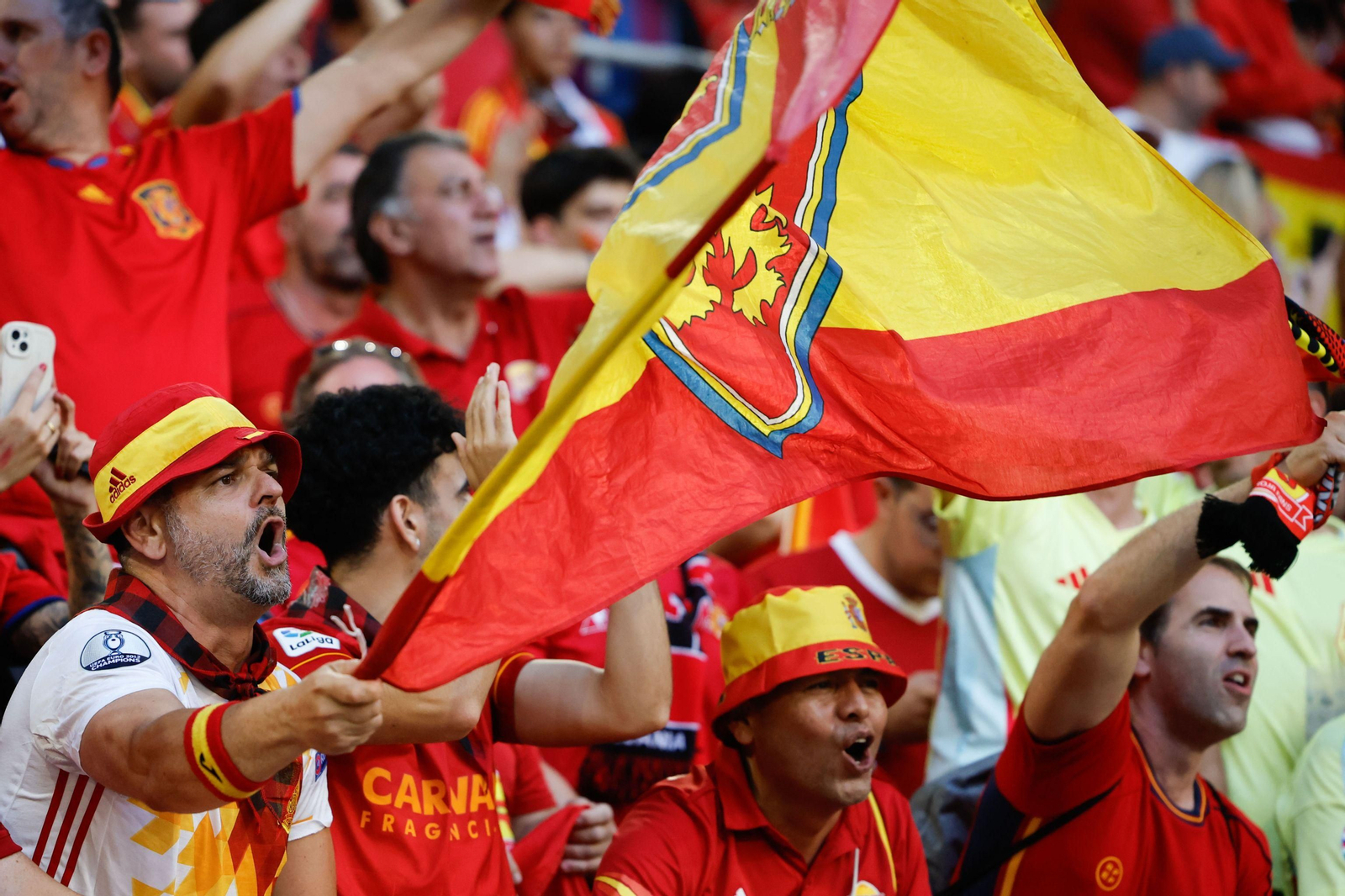 Las fotos del Albania - España