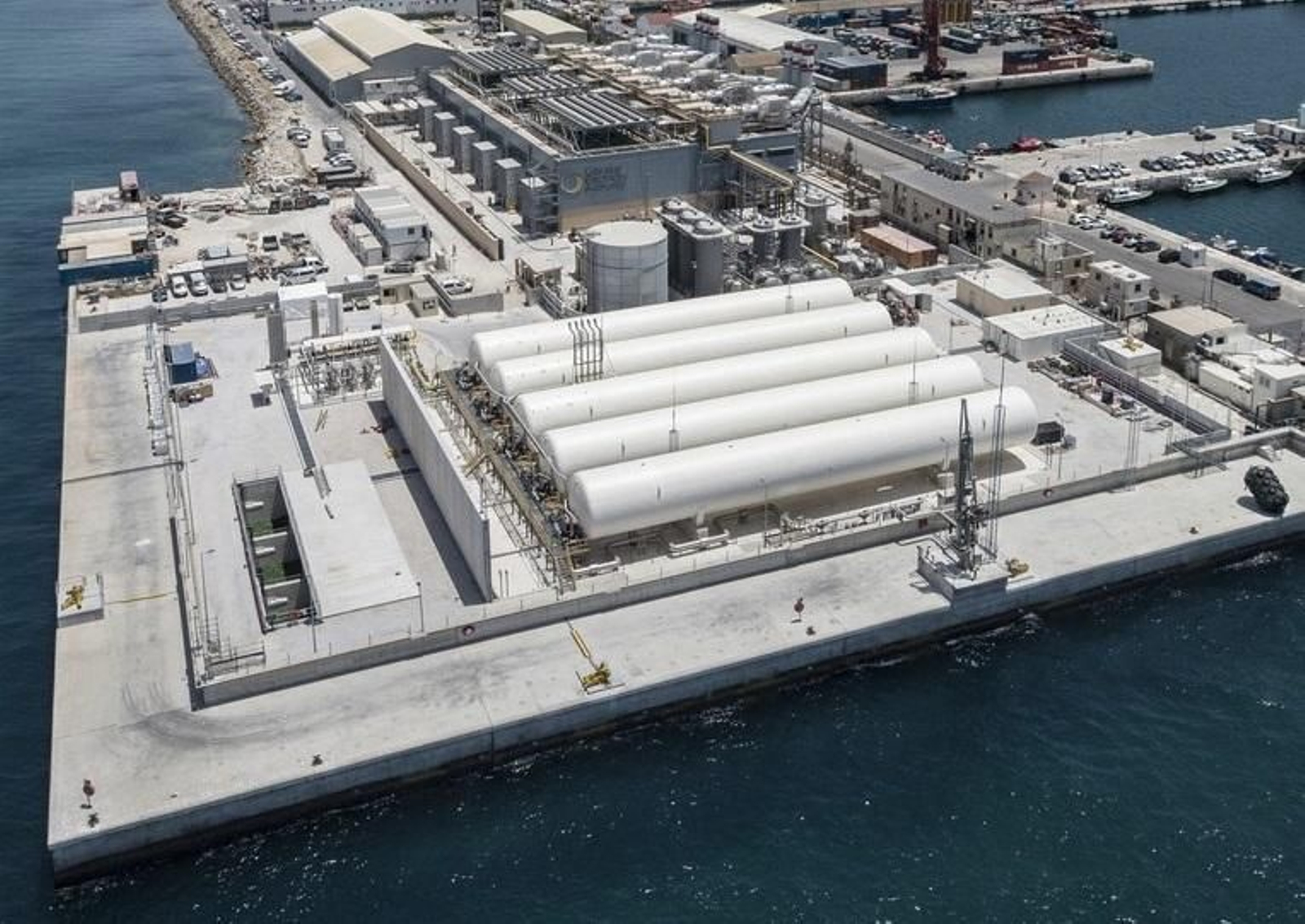 La central eléctrica de Gibraltar.