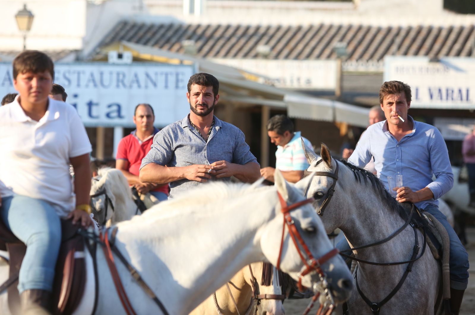 Las imágenes de la carrera de cintas a caballo