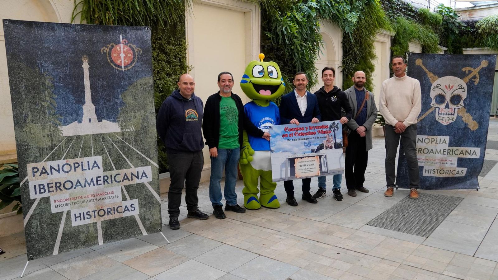 Presentación de la programación navideña en La Rábida, este jueves en la Diputación de Huelva.