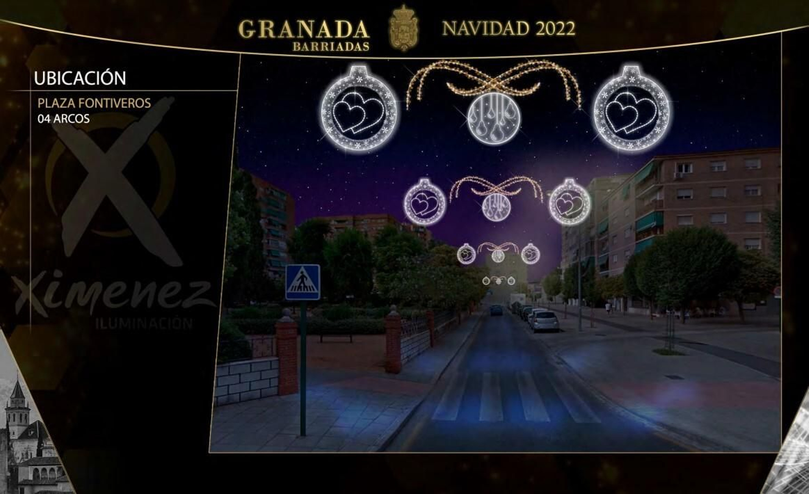 Estas son las luces de Navidad de los barrios de Granada, calle por calle
