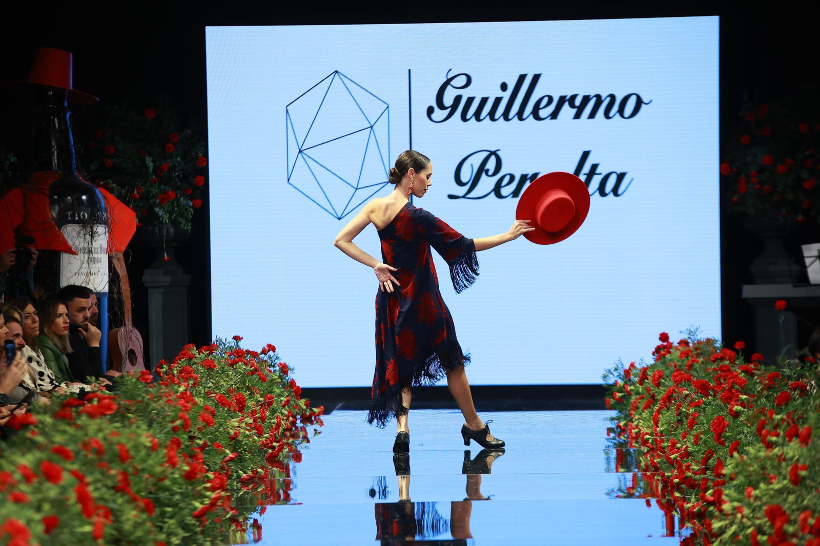 Desfile de Guillermo Peralta en la Pasarela Flamenca Jerez Tío Pepe 2023