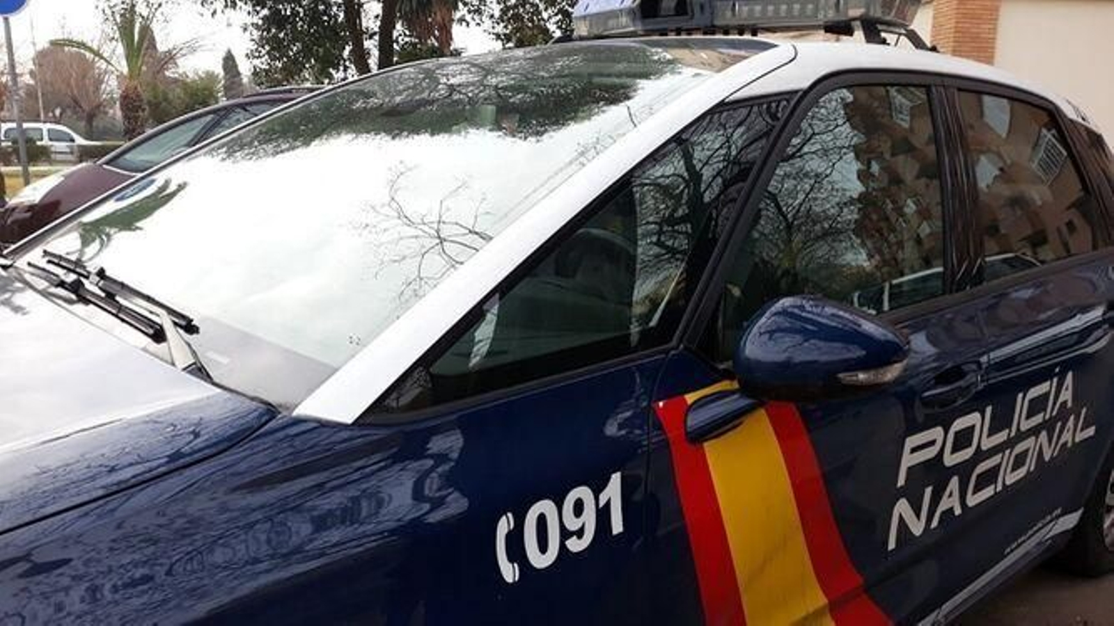 Un vehículo de la Policía Nacional.