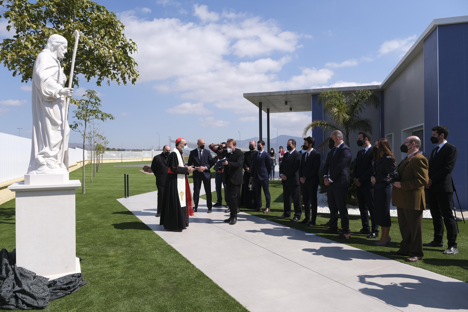 Bendición de las instalaciones de Hydrodiseño, en Huércal Overa (Almería)