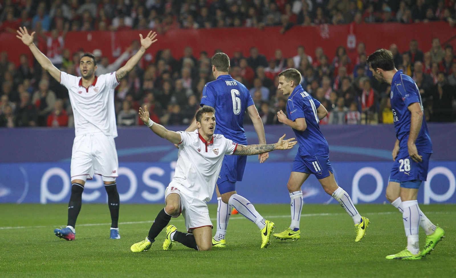 El Sevilla-Leicester de 'Champions'
