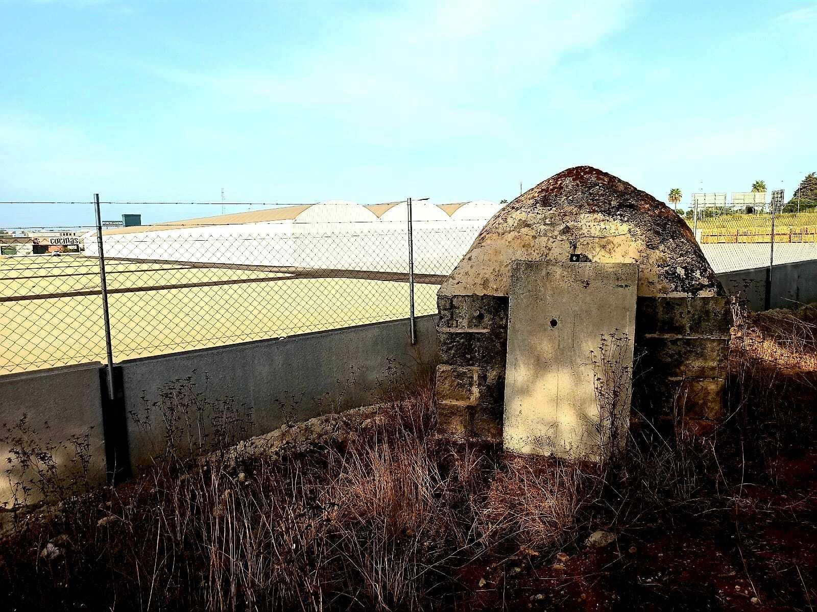 Una imagen de los viveros del polígono El Palmar, muy próximos al acueducto.