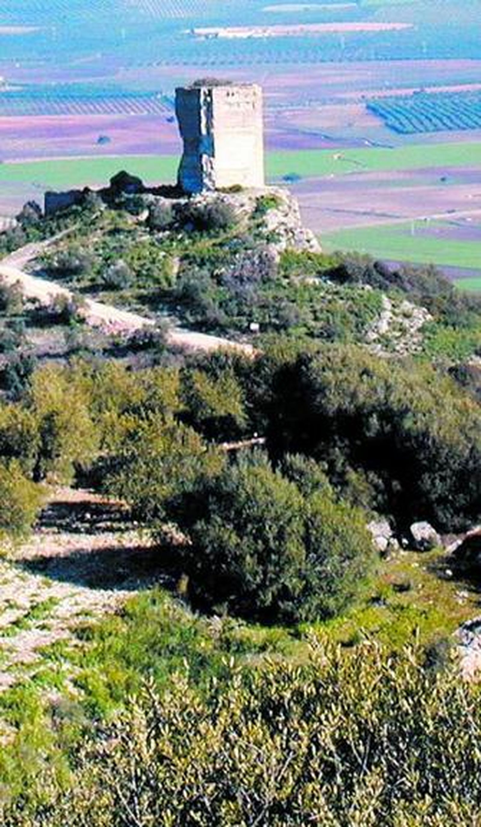 El Castillo de Anzur se encuentra en estado ruinoso.