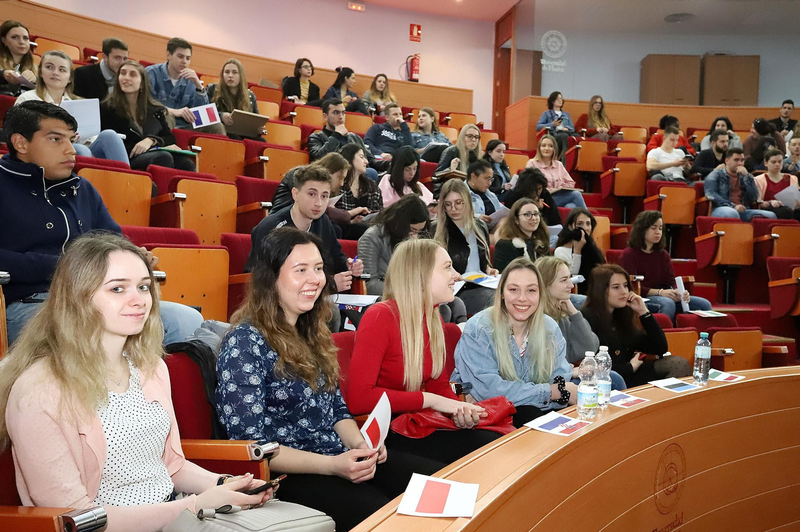 Imágenes de la llegada de erasmus a la Universidad de Huelva