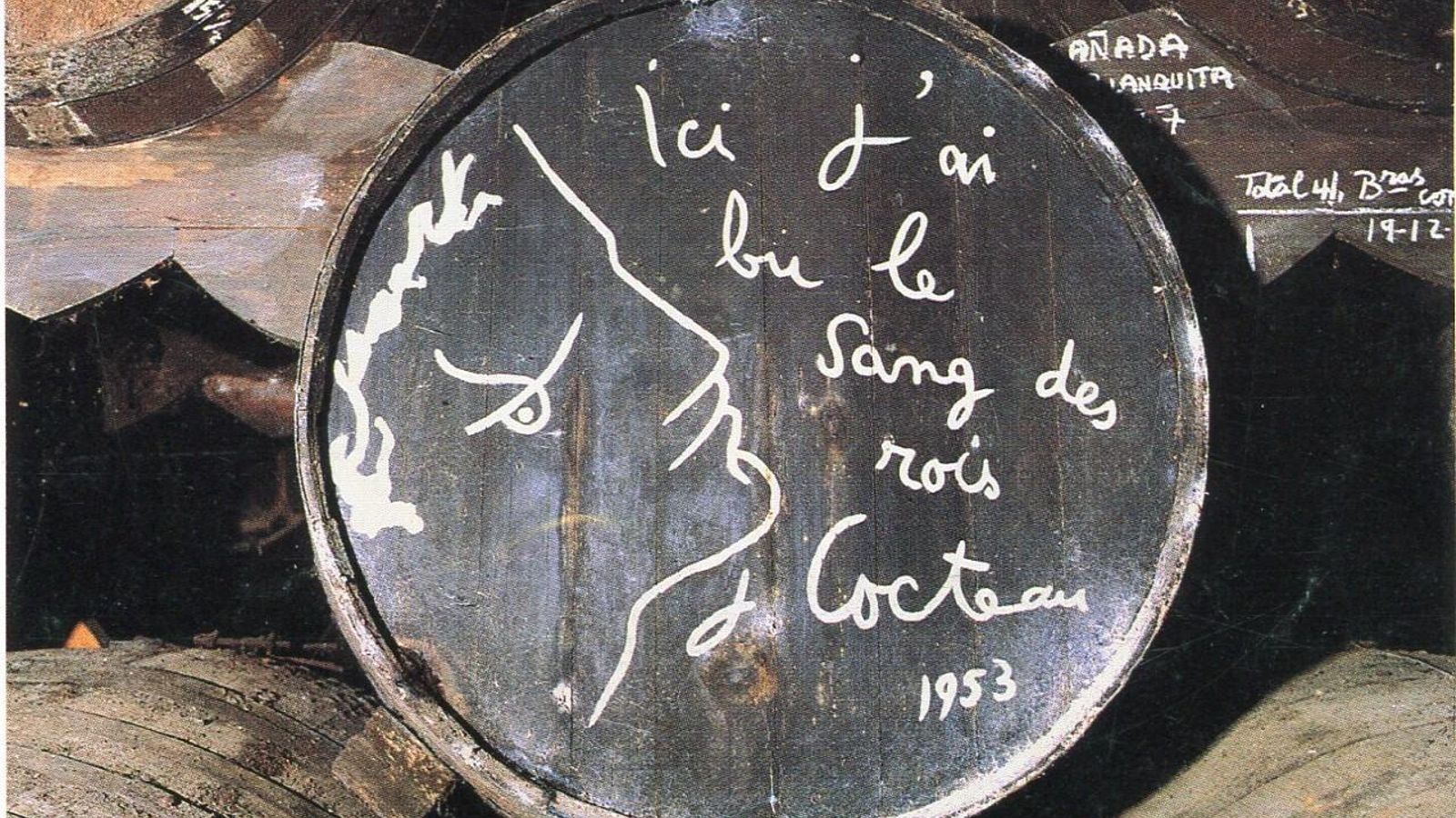 Bota con la dedicatoria de Jean Cocteau, 1953. Bota con la dedicatoria de Jean Cocteau, 1953.