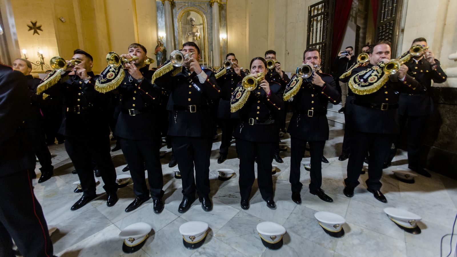 Las imágenes de la cofradía del Perdón en la Semana Santa de Chiclana 2022