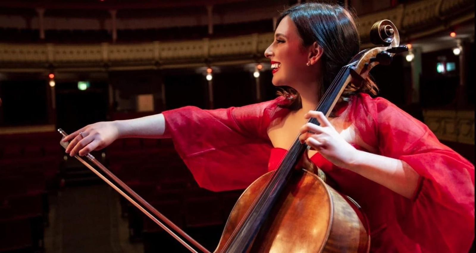 La violonchelista Abbie Glir.