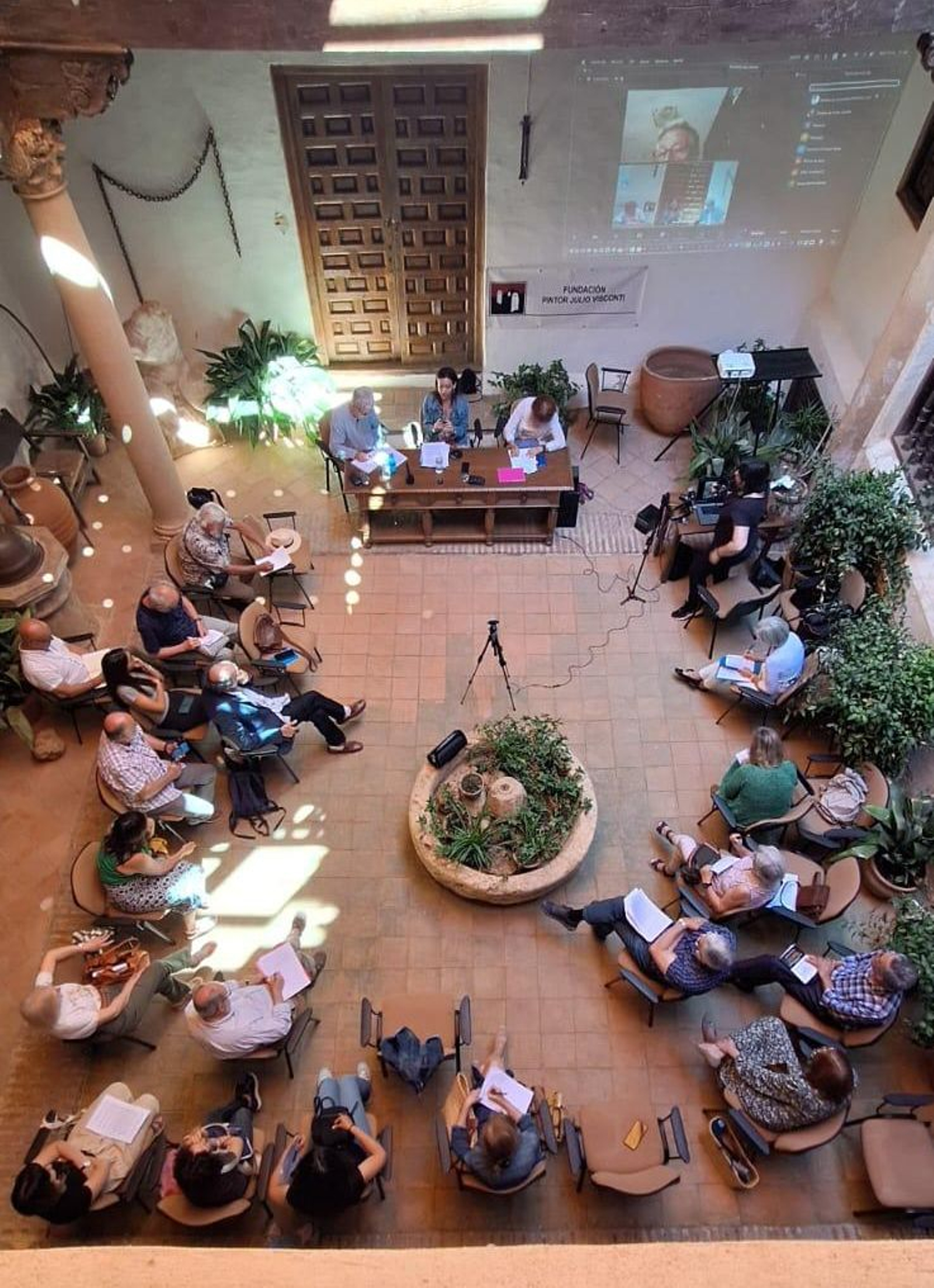 La casa-palacete de la Fundación en Guadix acoge actividades culturales con frecuencia