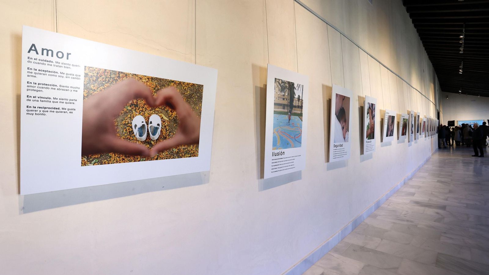 Otra perspectiva de la exposición.