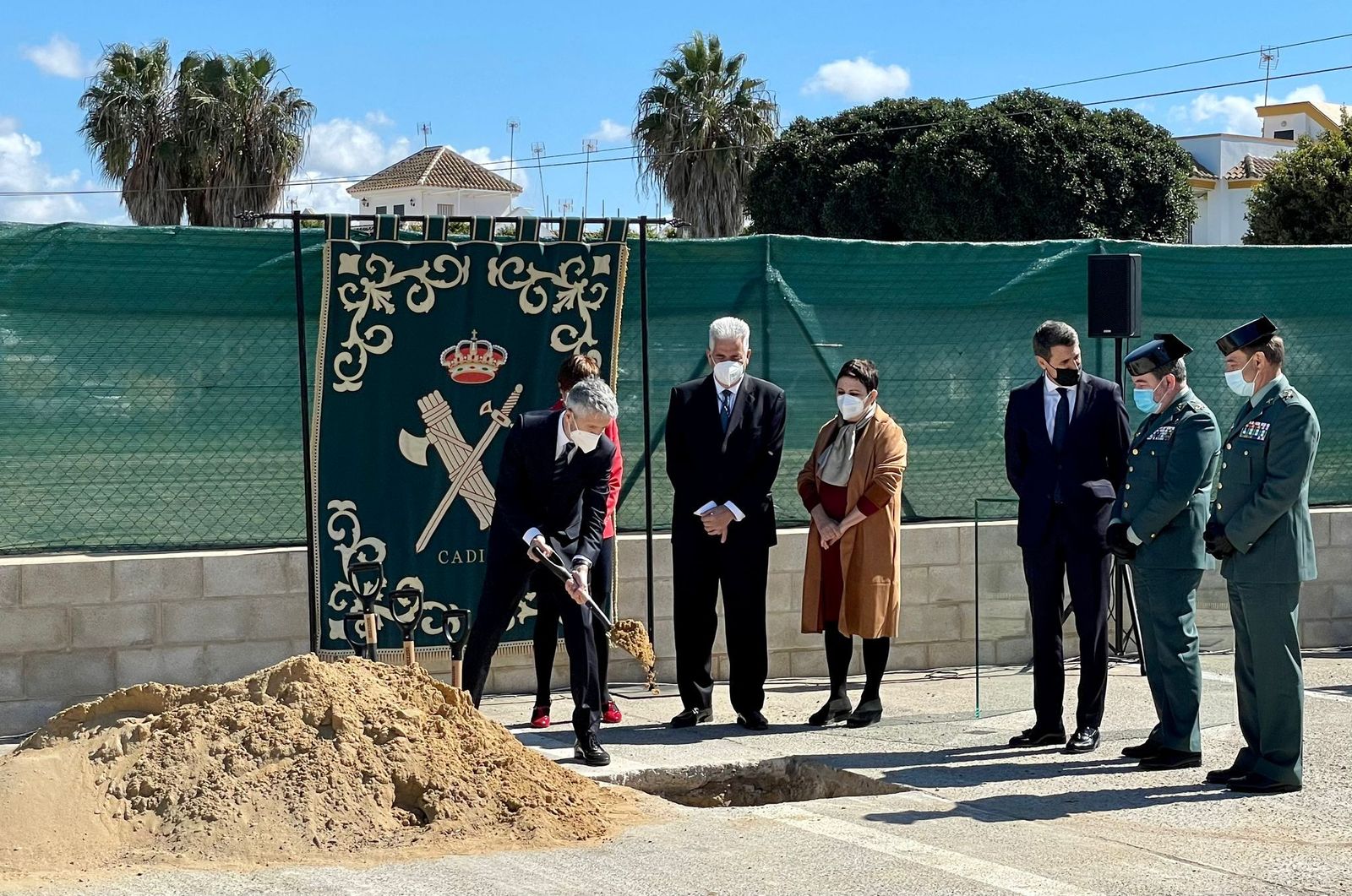 Grande-Marlaska estuvo este lunes en Chipiona.