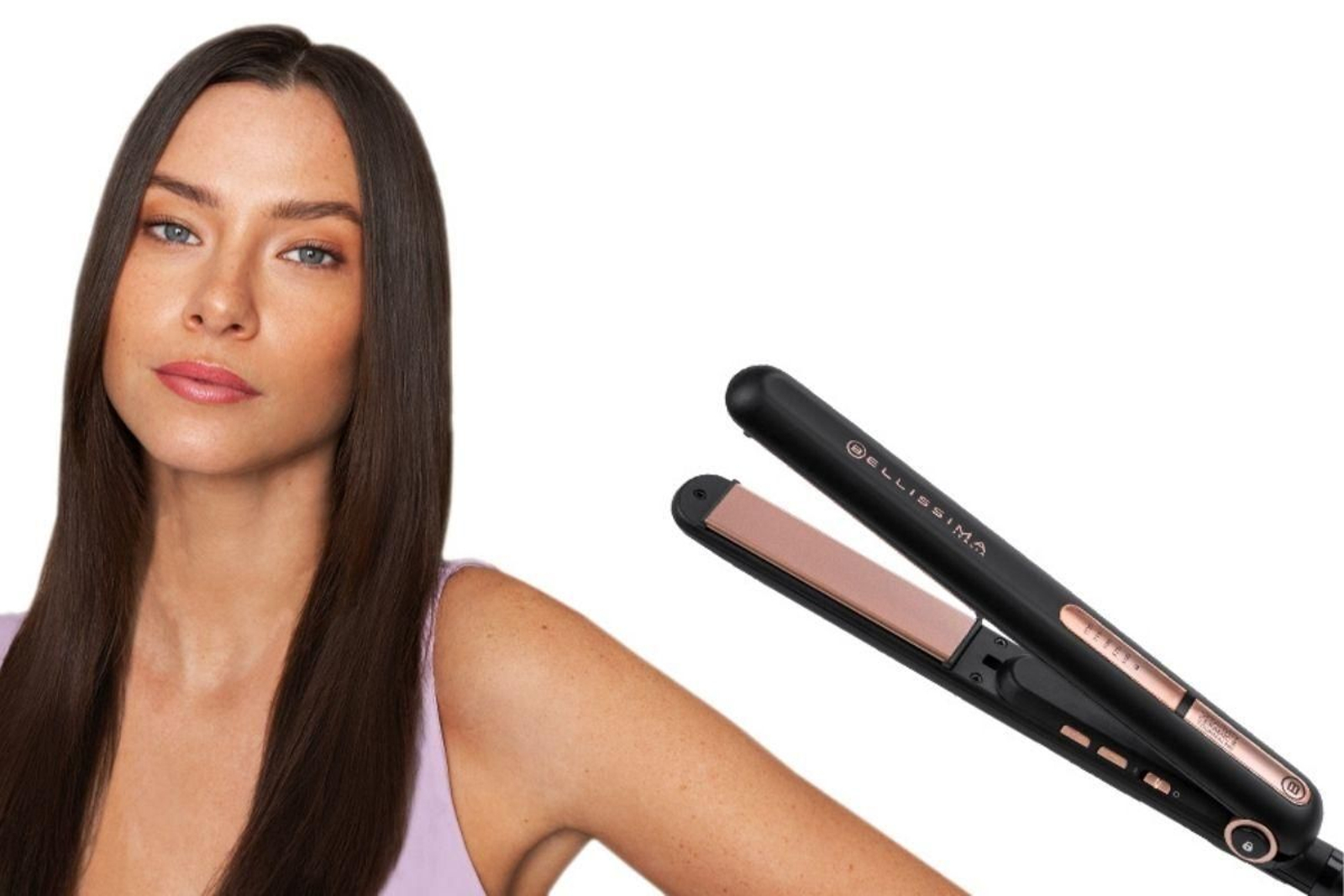 Con placas de cerámica y turmalina: esta plancha de pelo es perfecta para proteger tu pelo ¡y por solo 35 euros!