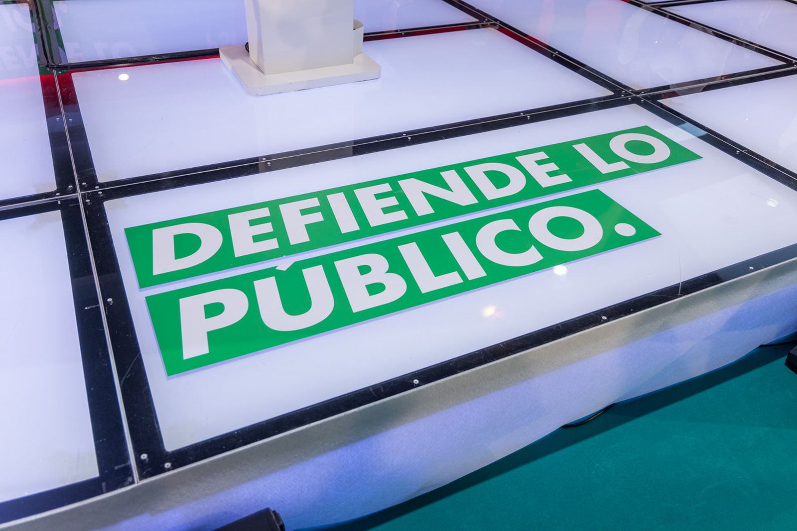Acto en defensa de los servicios públicos para celebrar el 28F en Jaén