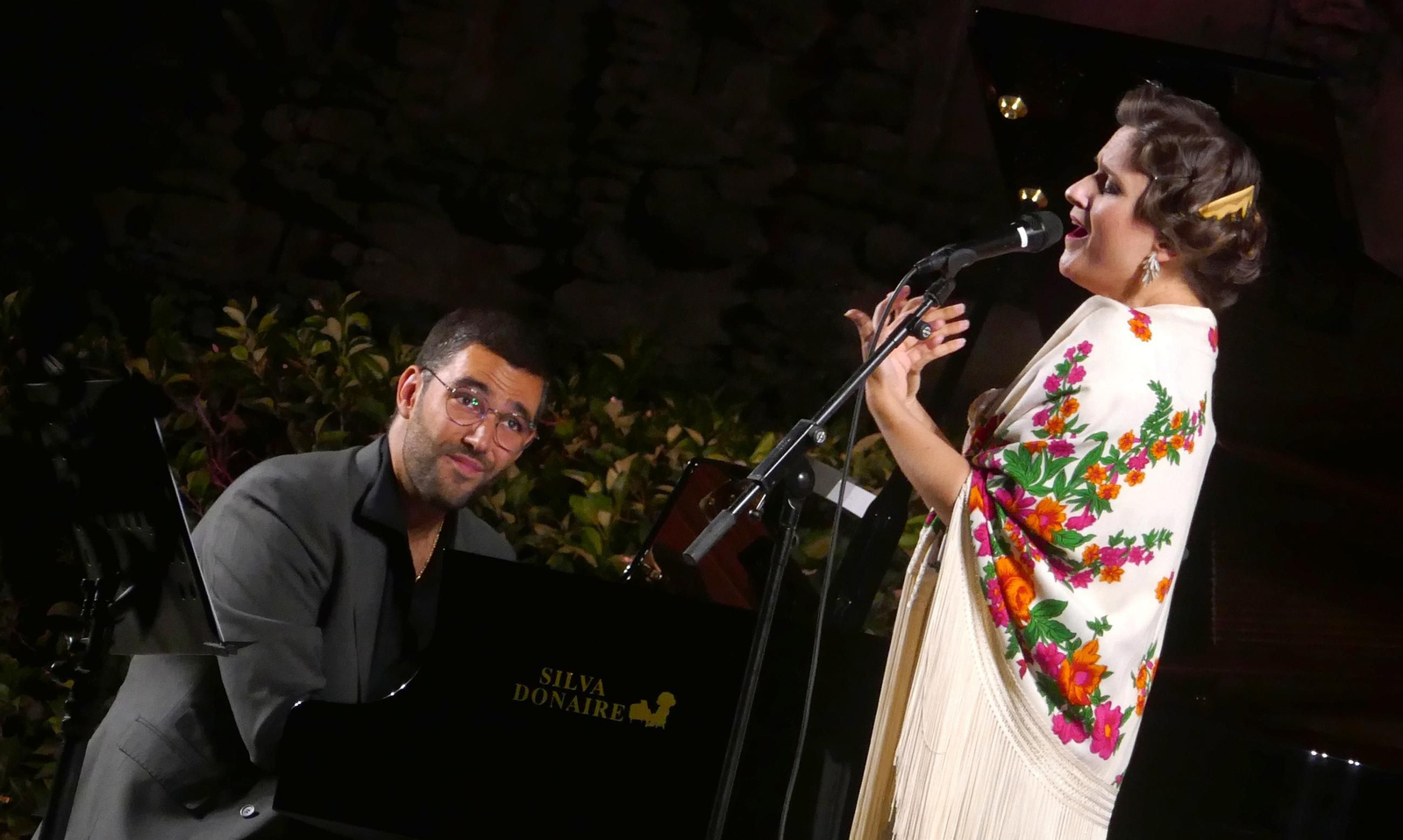 Helena Amado con el piano de Pepe Fernández