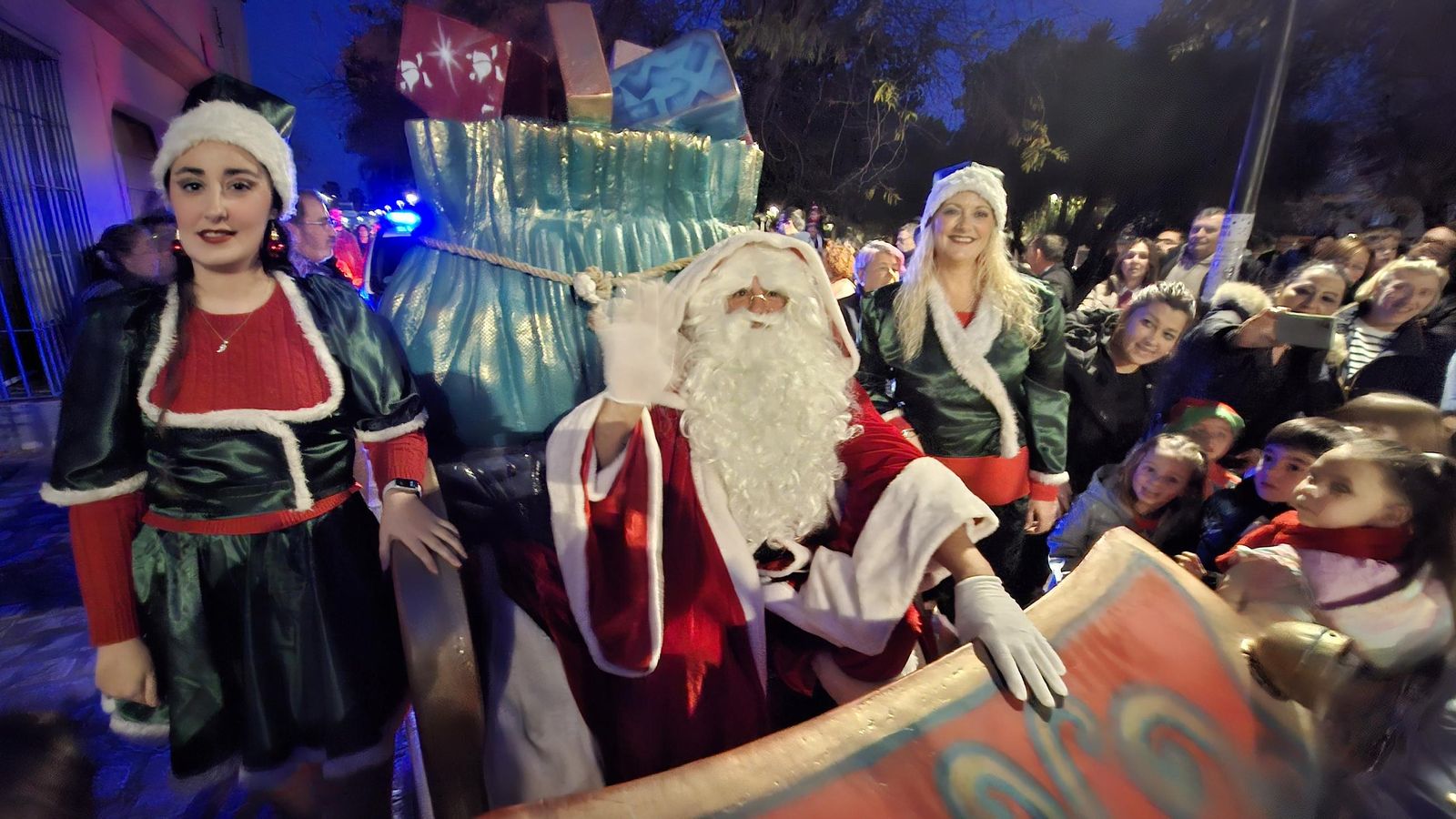 Papá Noel llegó a Puerto Real