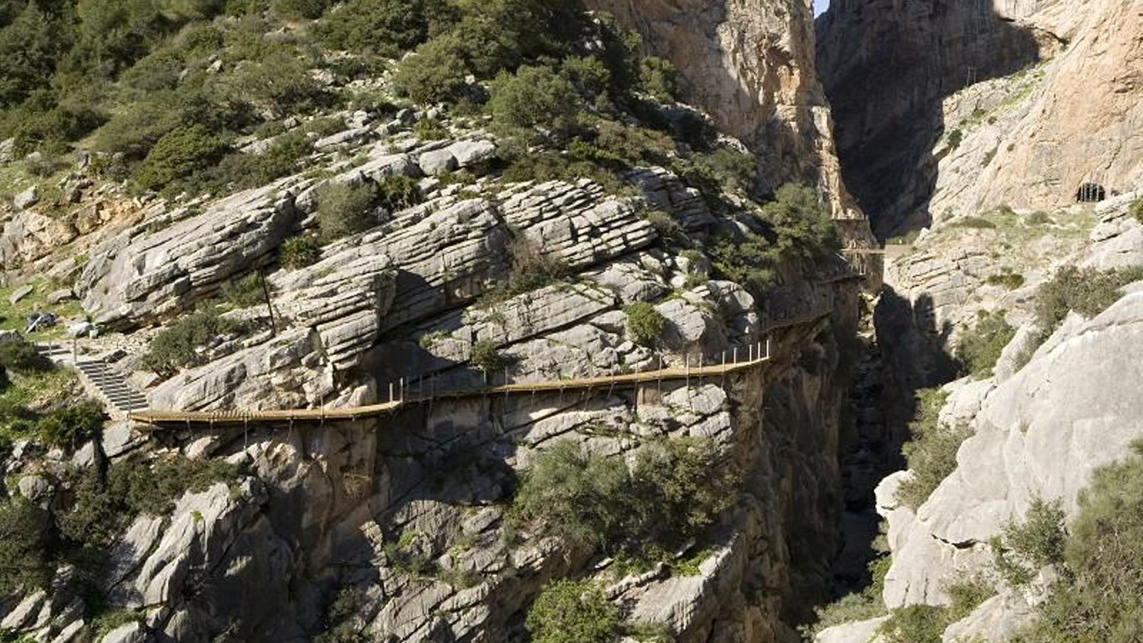 Otro paso del Caminito del Rey. Otro paso del Caminito del Rey.