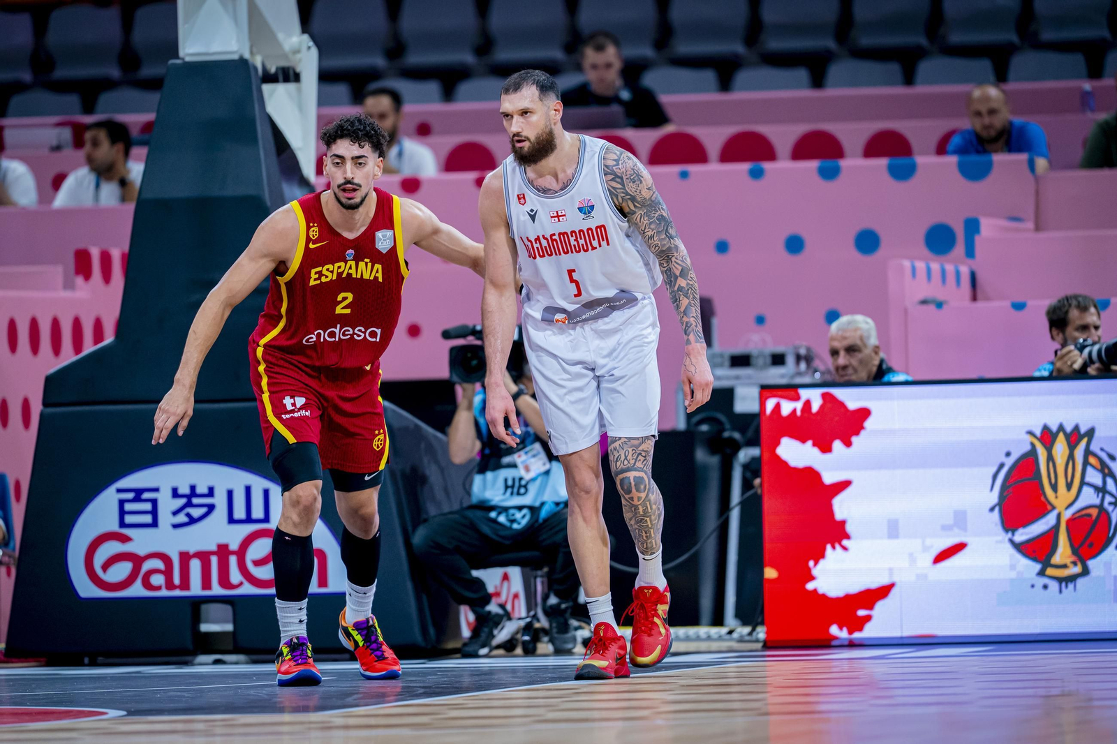 Las fotos del Georgia - España de baloncesto