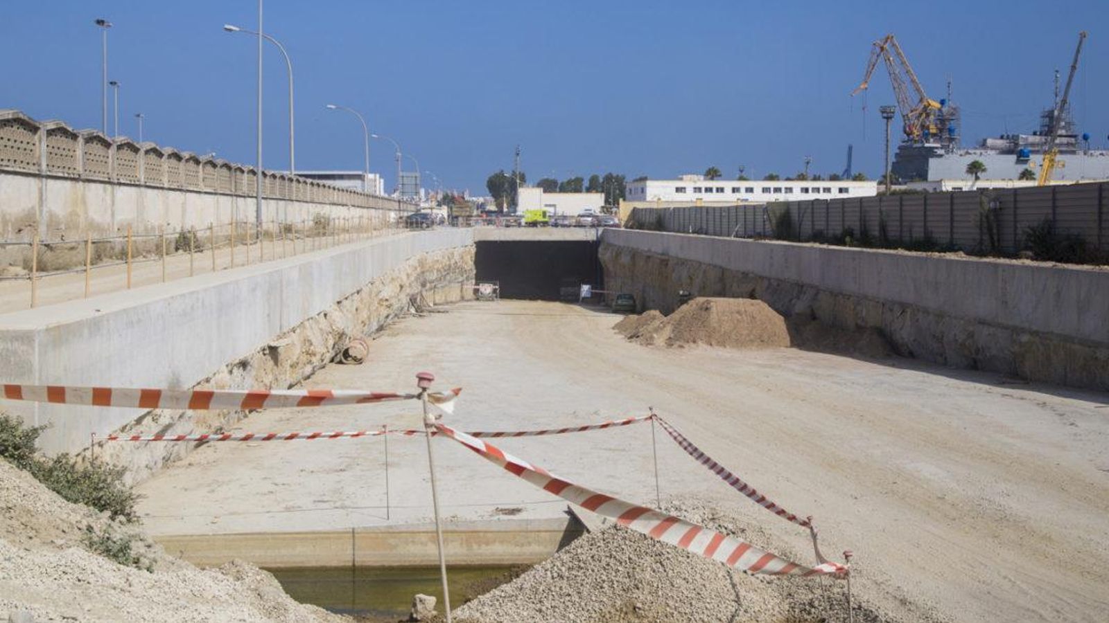 La obra del túnel parece estar ya encarrilada