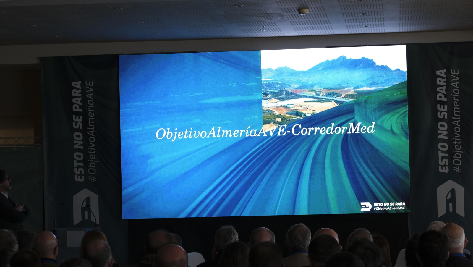 Fotogalería acto reivindicación del AVE en Vera. Almería