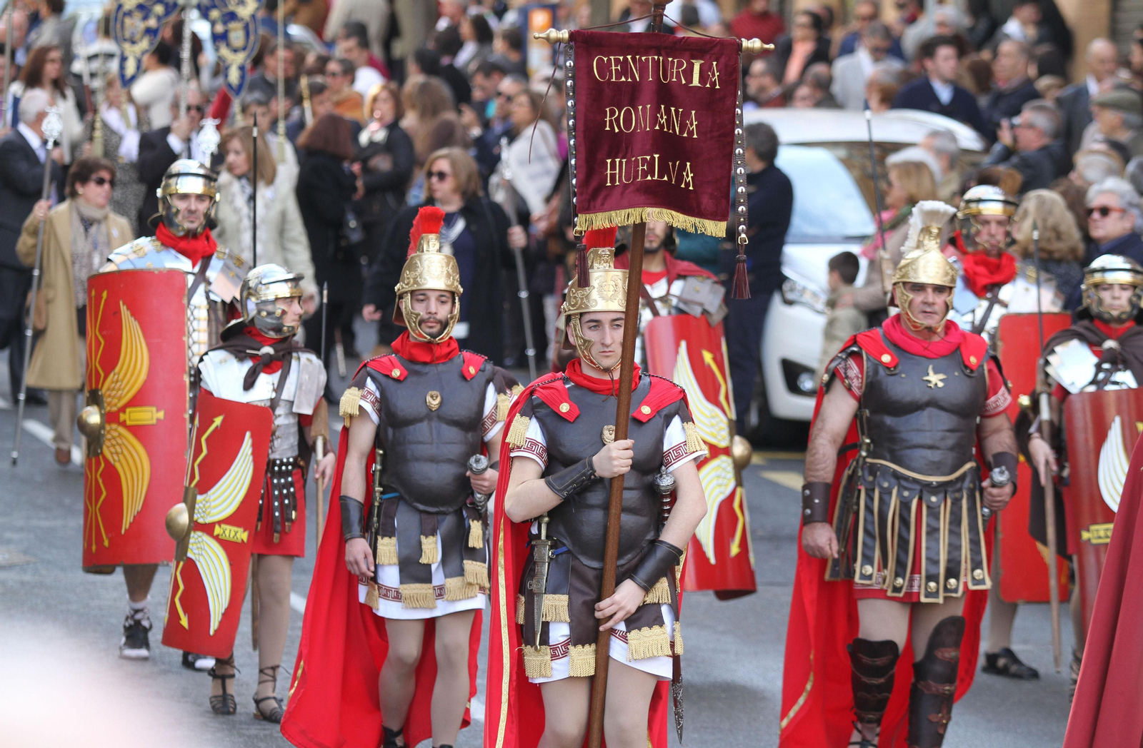 Imagen de archivo de la Centuria Romana de Huelva en 2016.