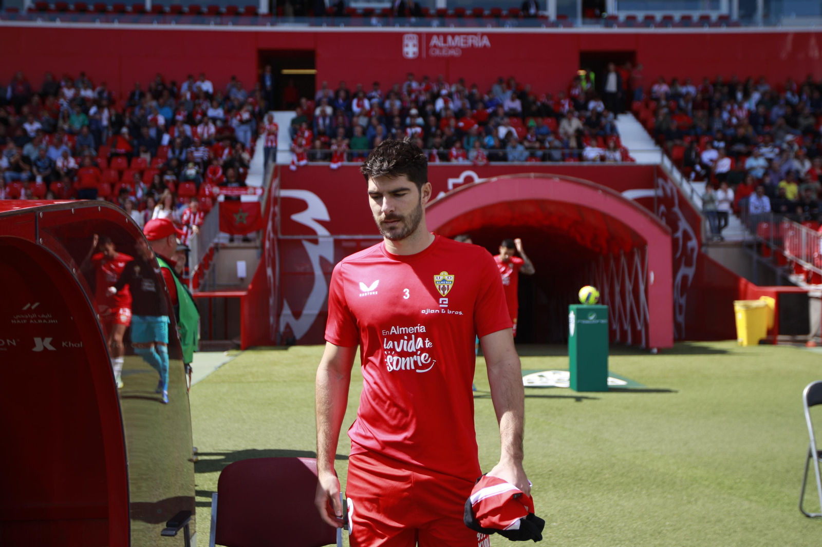 Imágenes del partido de la Liga Santander U.D. Almería-Cádiz C.F.