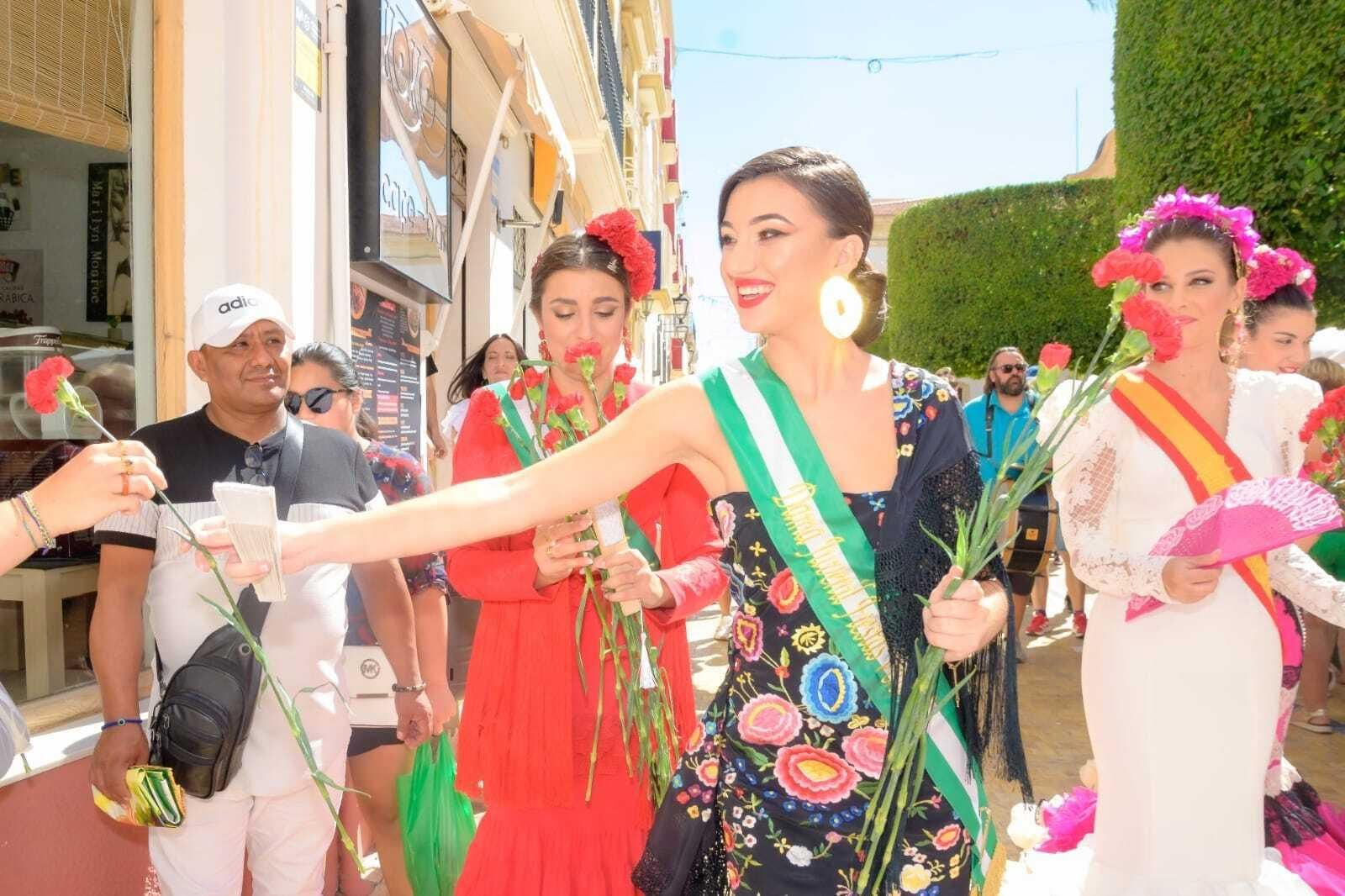 Entrega de claves por las reinas y damas de Vera.